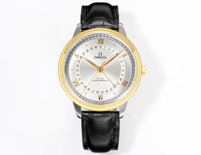 Omega Co-Axial 42MM Calendar Function Men Mechanical Green Dial Watch